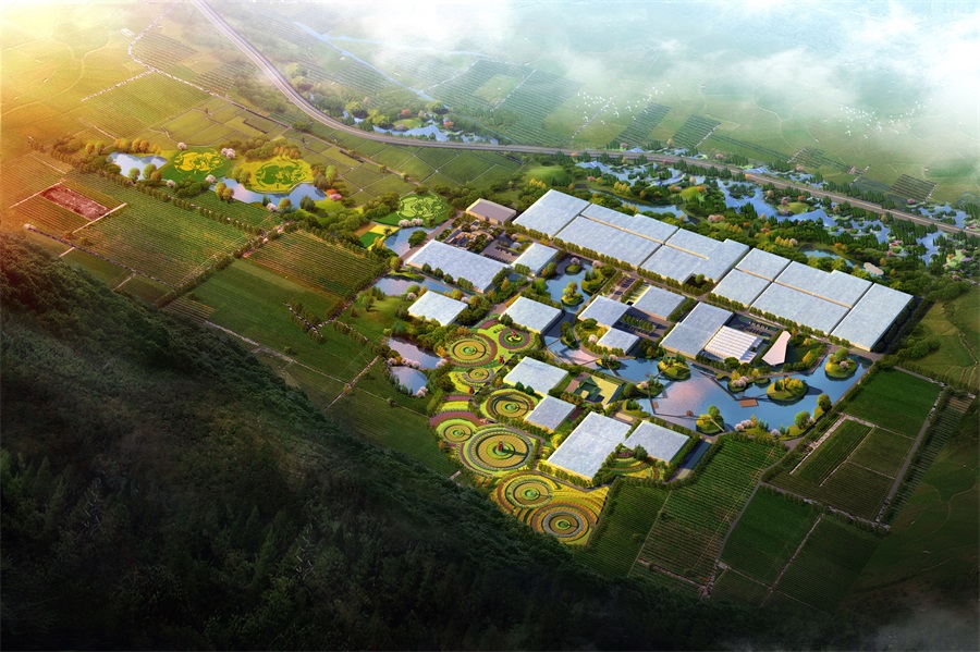 麗江現(xiàn)代花卉產(chǎn)業(yè)園項目鳥瞰圖.jpg